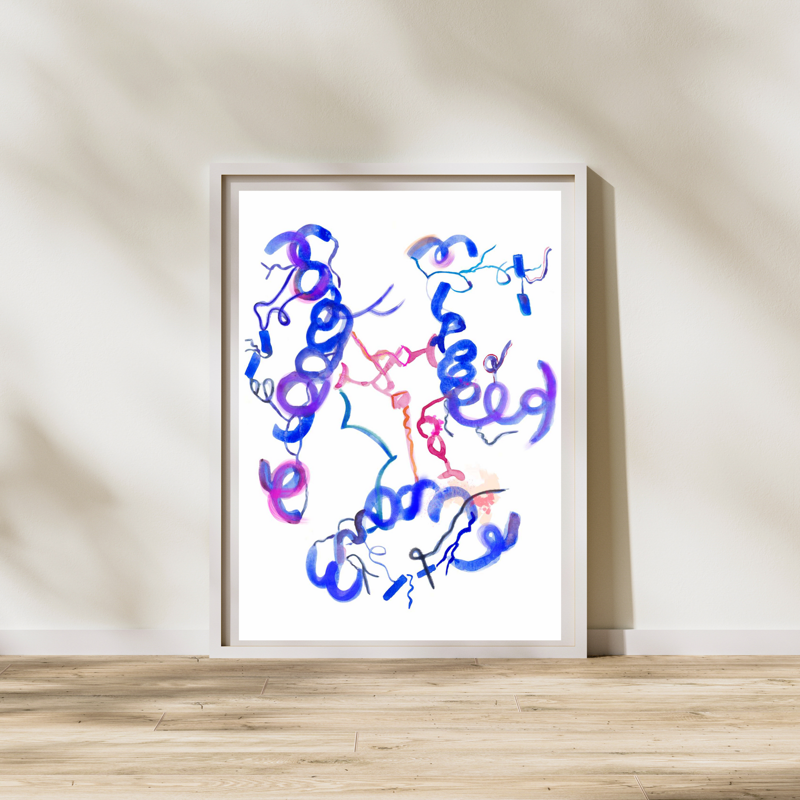Human Insuline Folds Molecular Biology Art Print