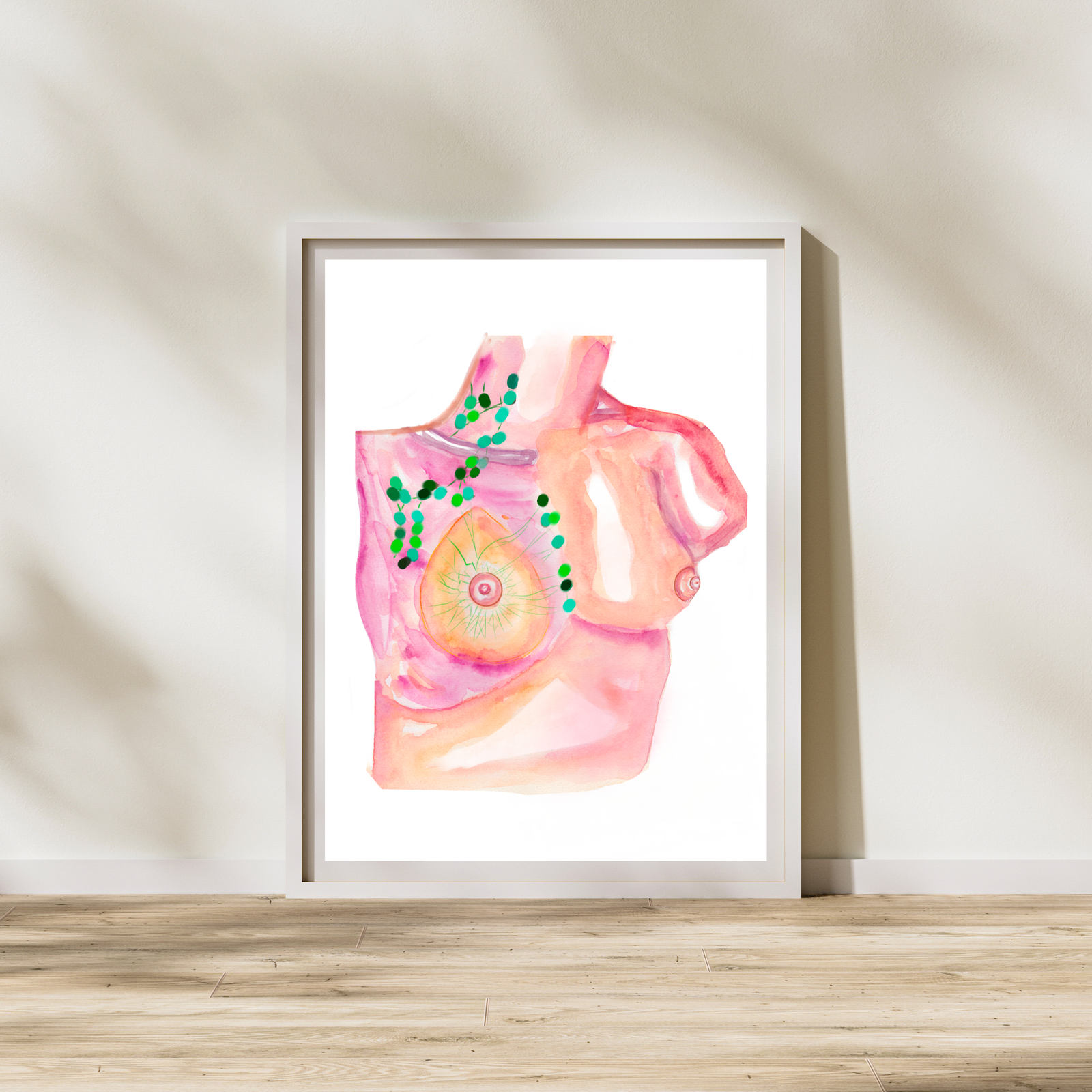 Breast Lymph Nodes Anatomy Art