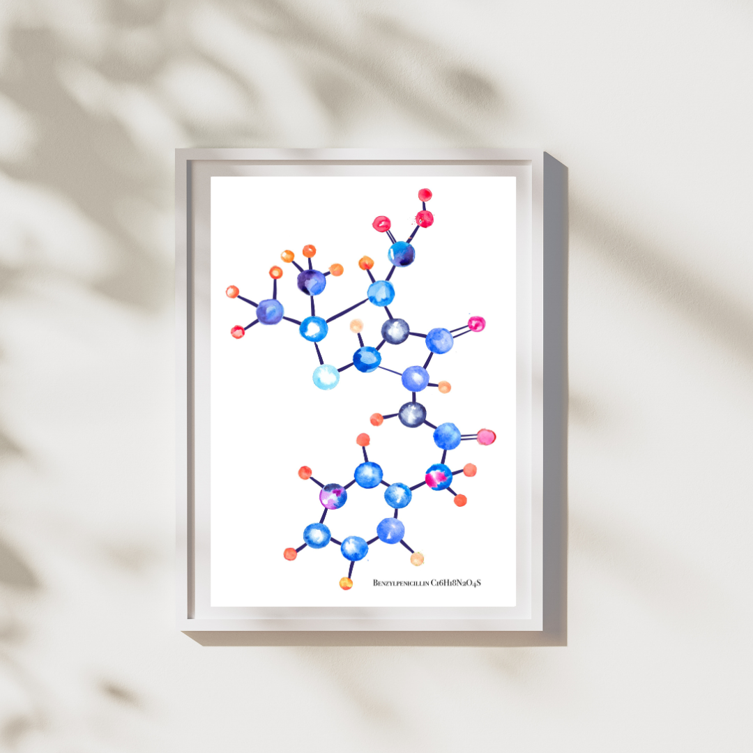 benzylpenicillin art print