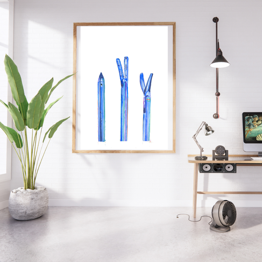 general surgery art print