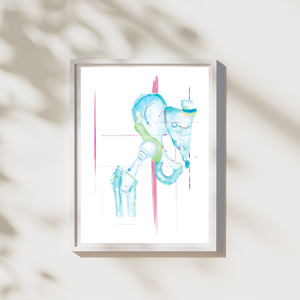 Hip Replacement Orthopedic Anatomy Art