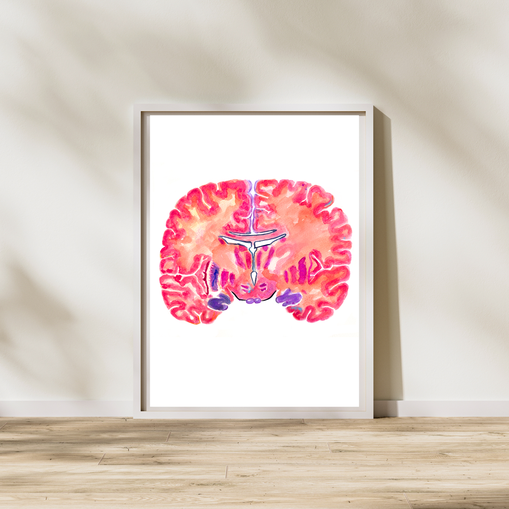 Hippocampus Neuroanatomy Art Print