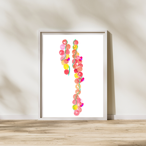 protein filament art print