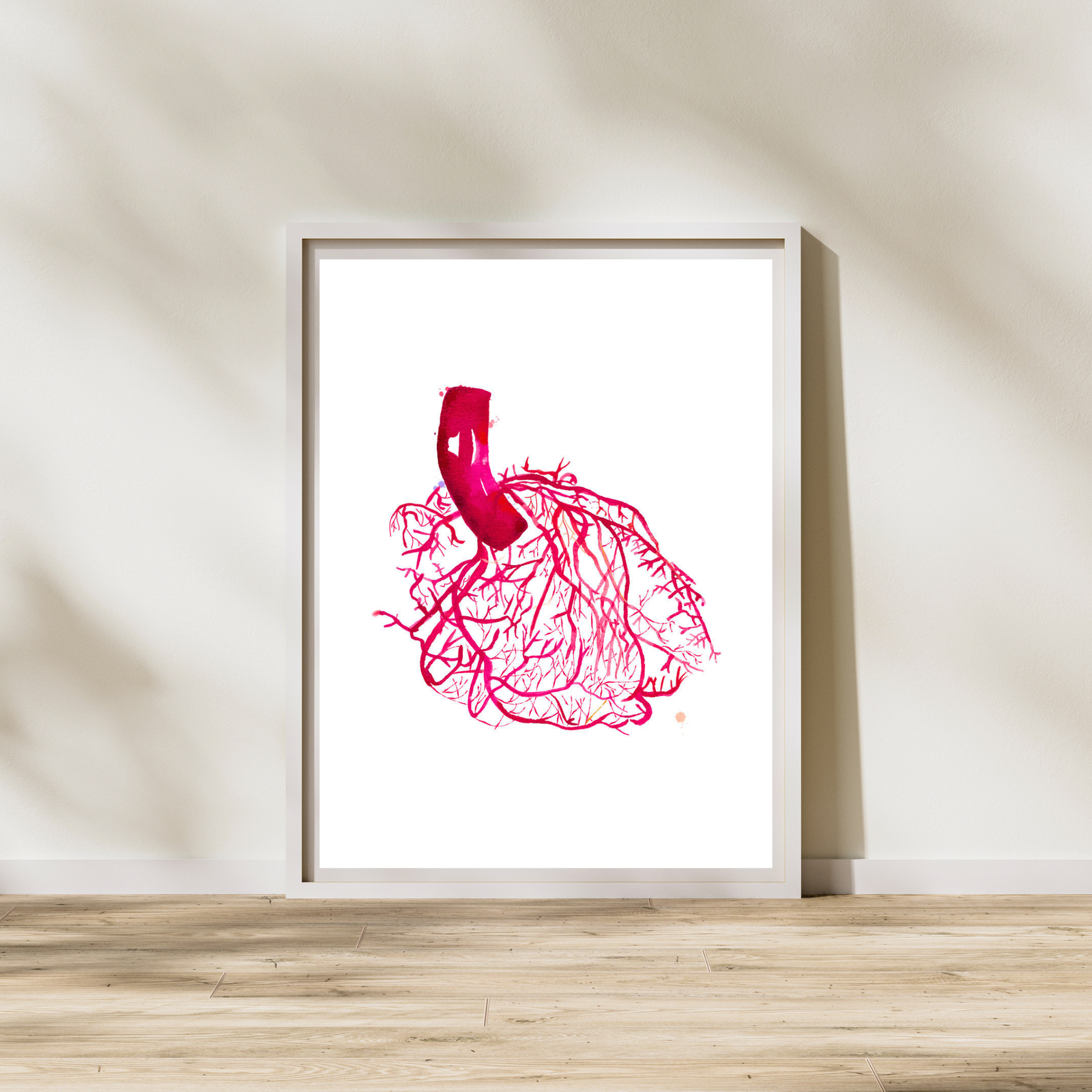 Heart Anatomy Vascularization Art Print