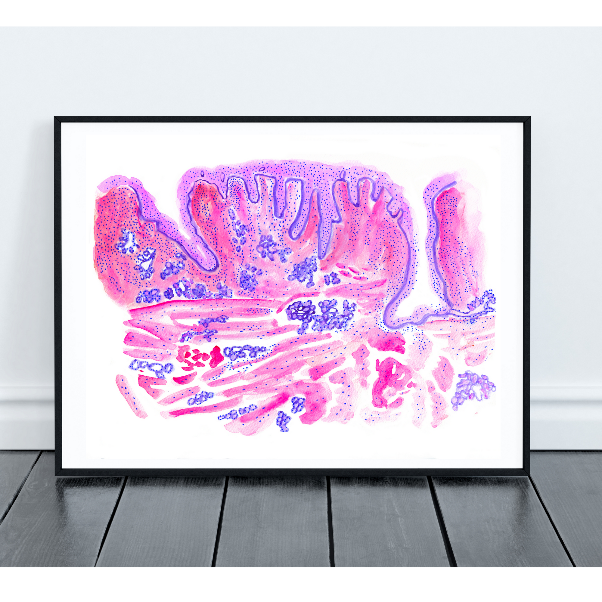 Tongue Histology Art Print