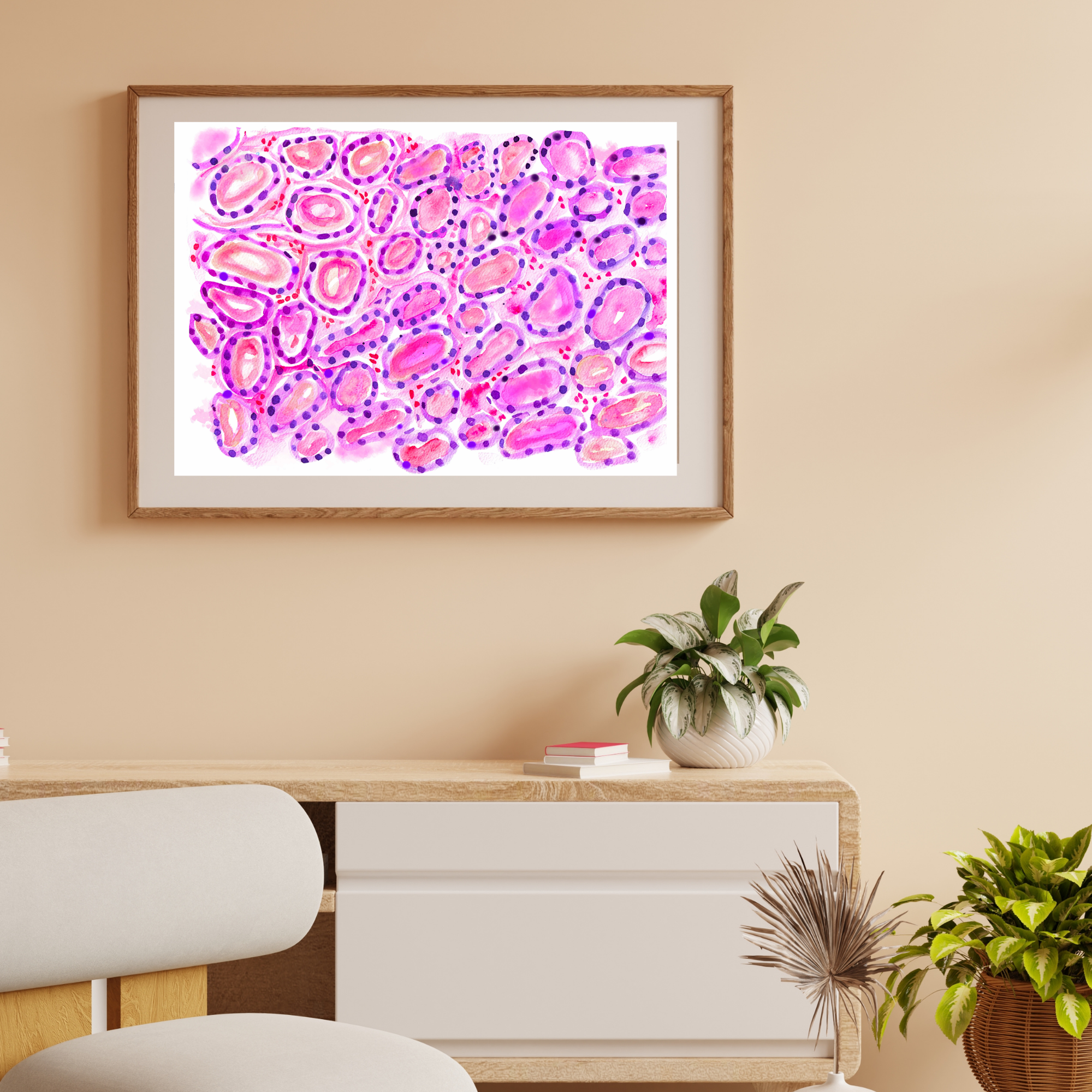 thyroid histology art