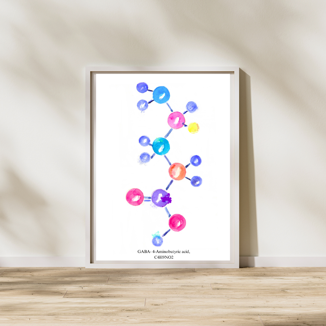 neurotransmitter art print