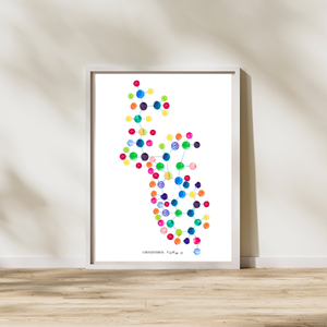 cholesterol art print