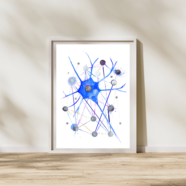 Neur Mural Neuron Art - medpapers
