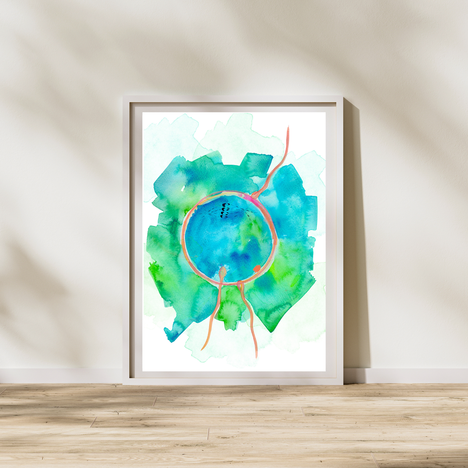 Ovum and Sperm Fertility Artwork