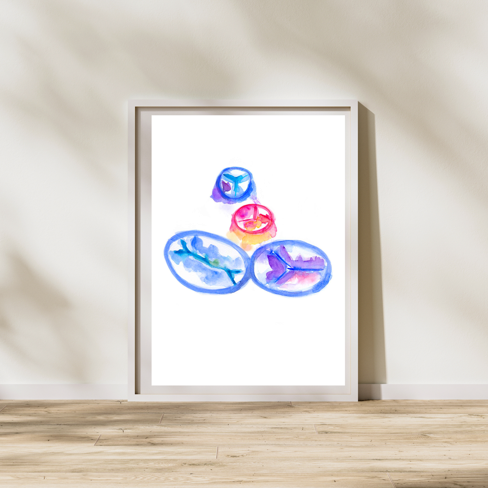 Heart Valves Abstract Art Print