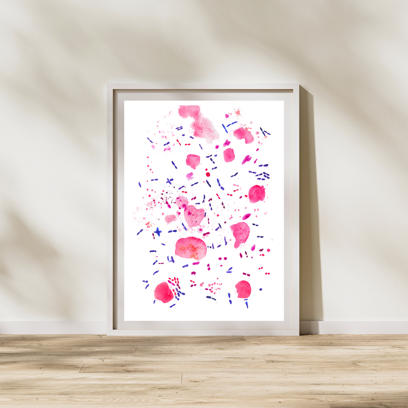 Clostridium Difficile Watercolor Art Print