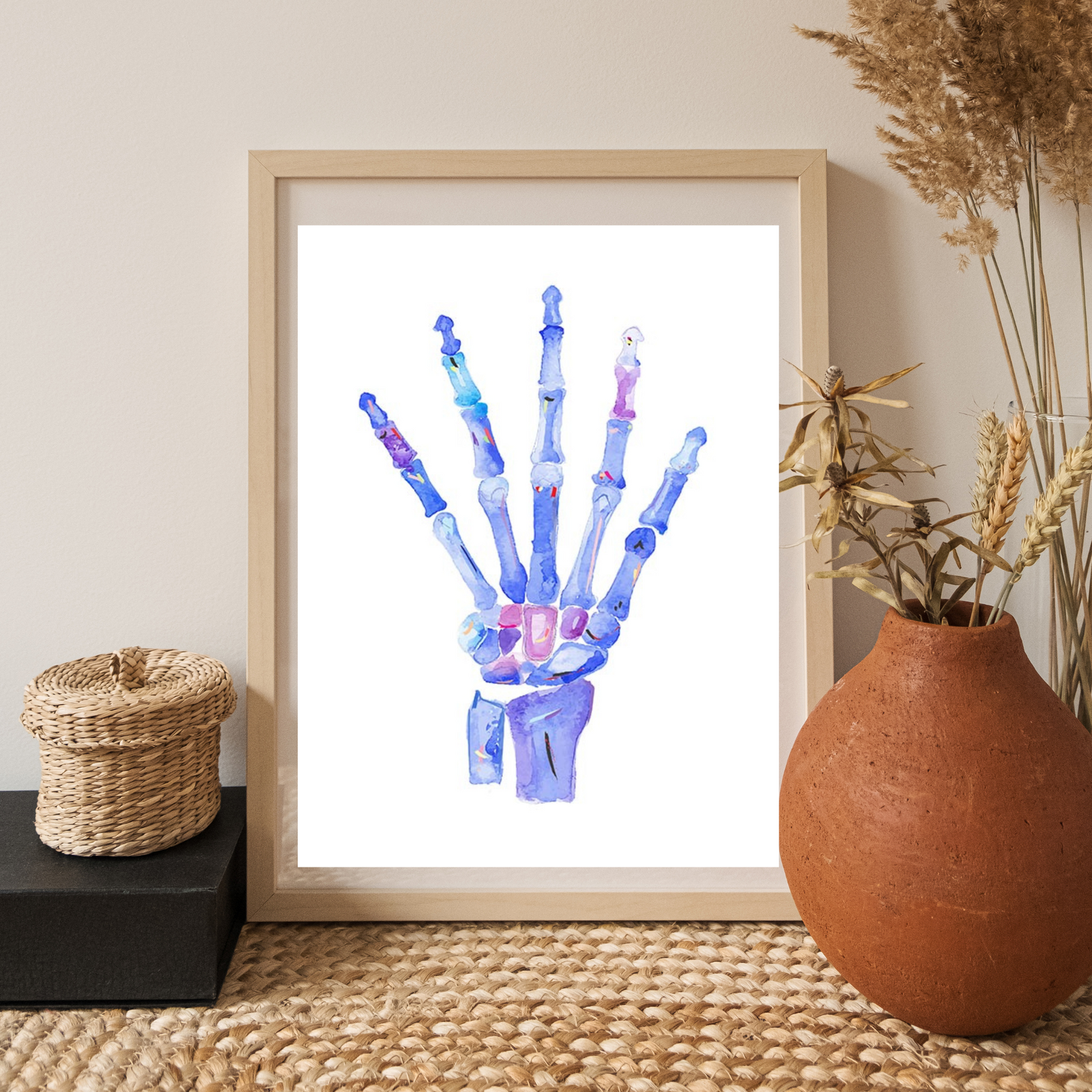 Hand Anatomy Art Print