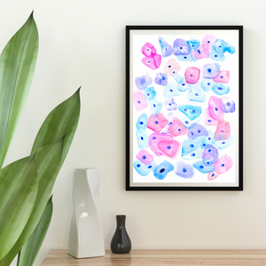 Pap Smear Watercolor Art Print