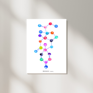 Prednison Molecule Art Print