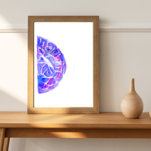 Mammogram Watercolor Art Print