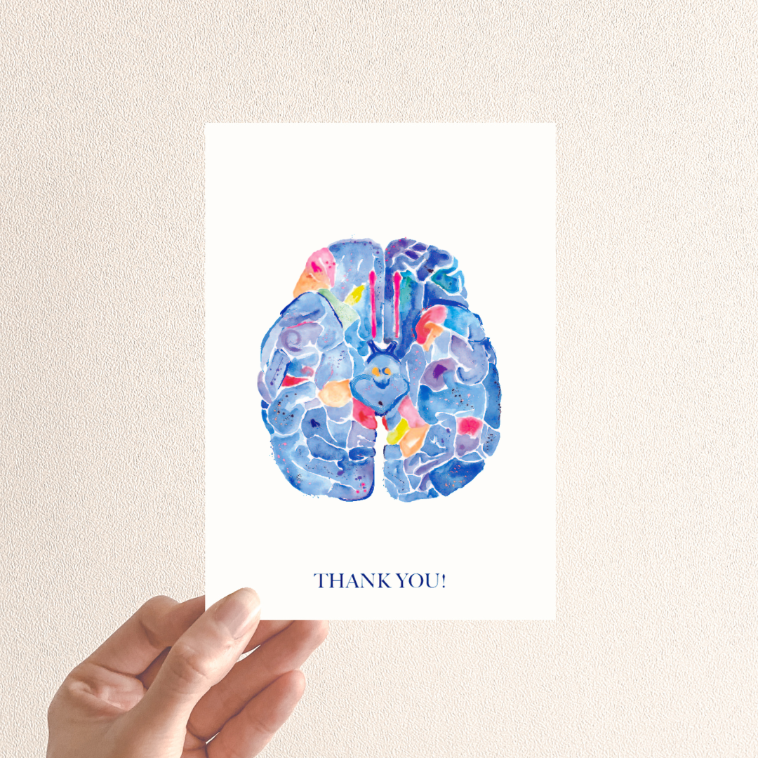 Brain Anatomy - Neurology Thank You Card