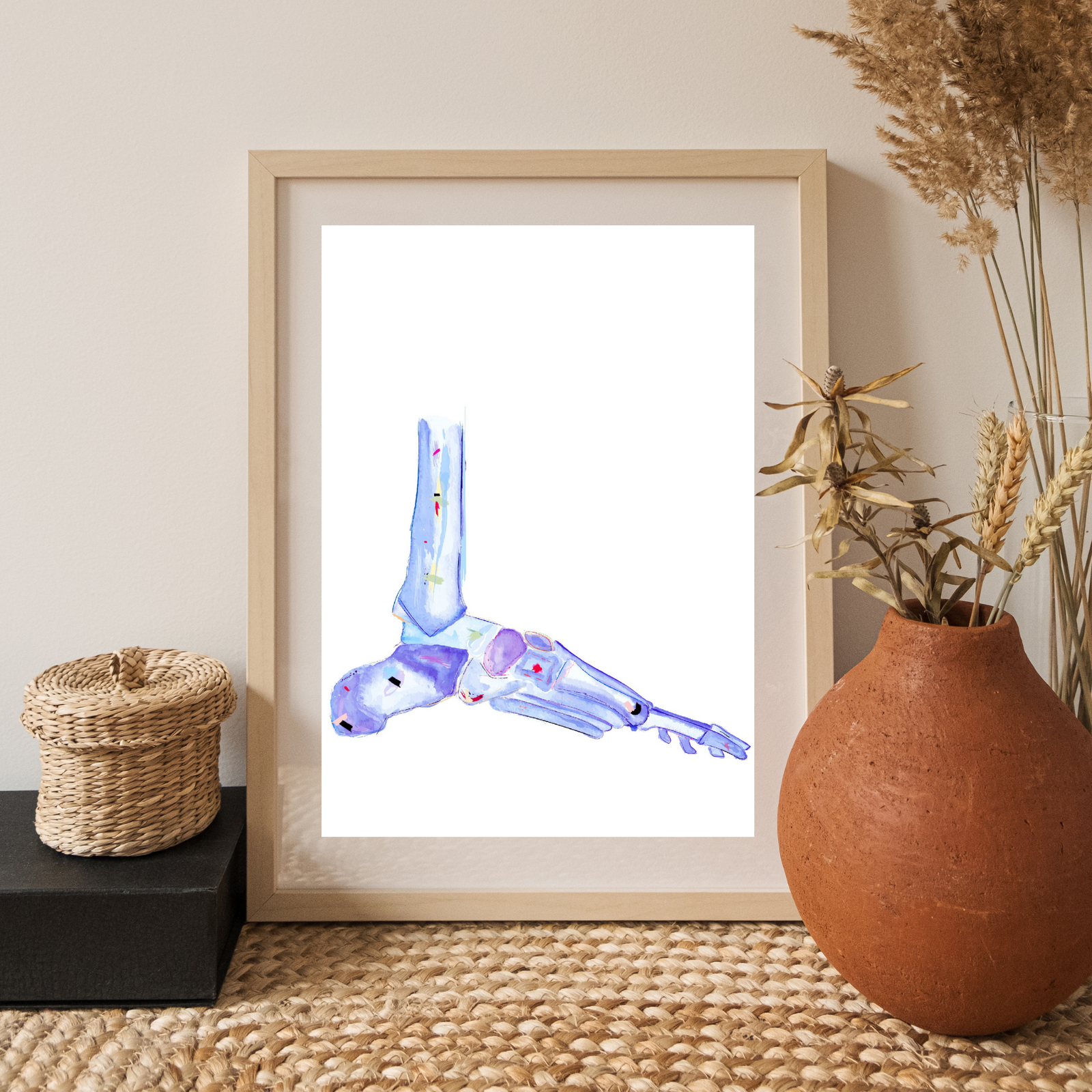 Foot Anatomy Art Print