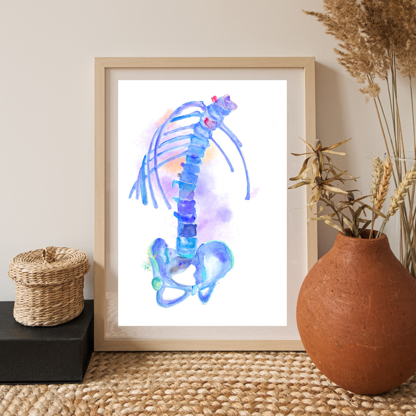 Bechterew´s Disease - Ankylosing Spondylitis Rheumatology Art