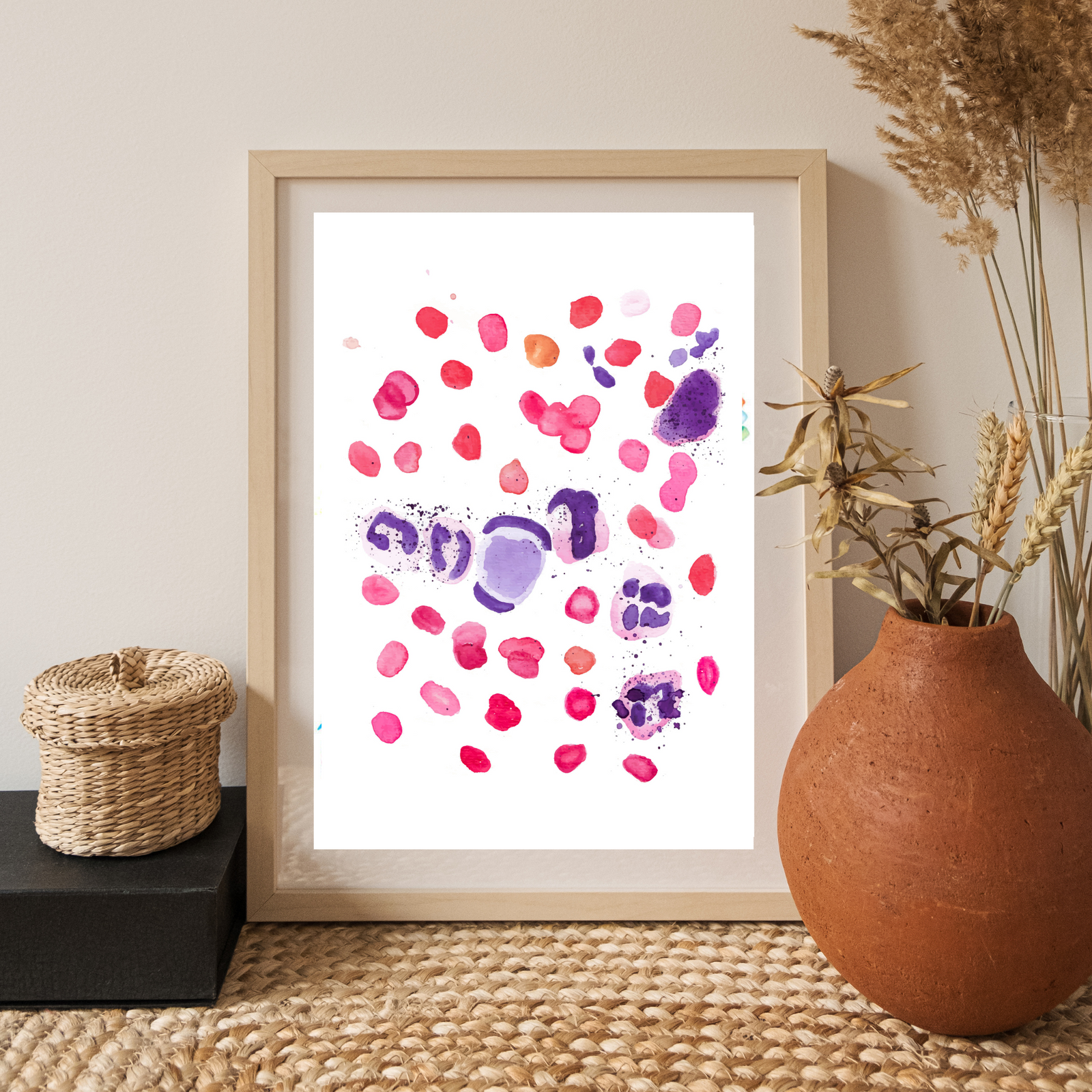 Lupus Cell Art Print