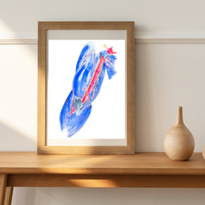 Arm Muscle and Artery Anatomy Art Print