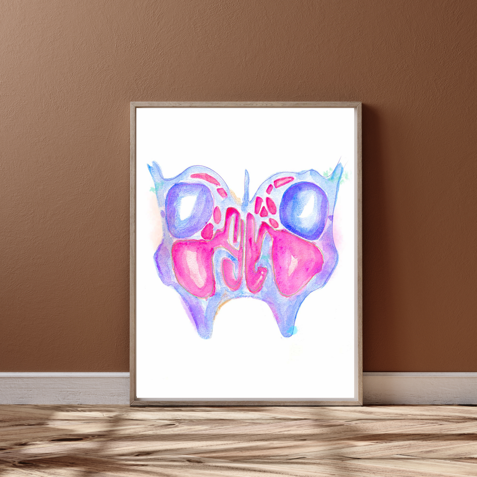 Sinus Anatomy Art Print