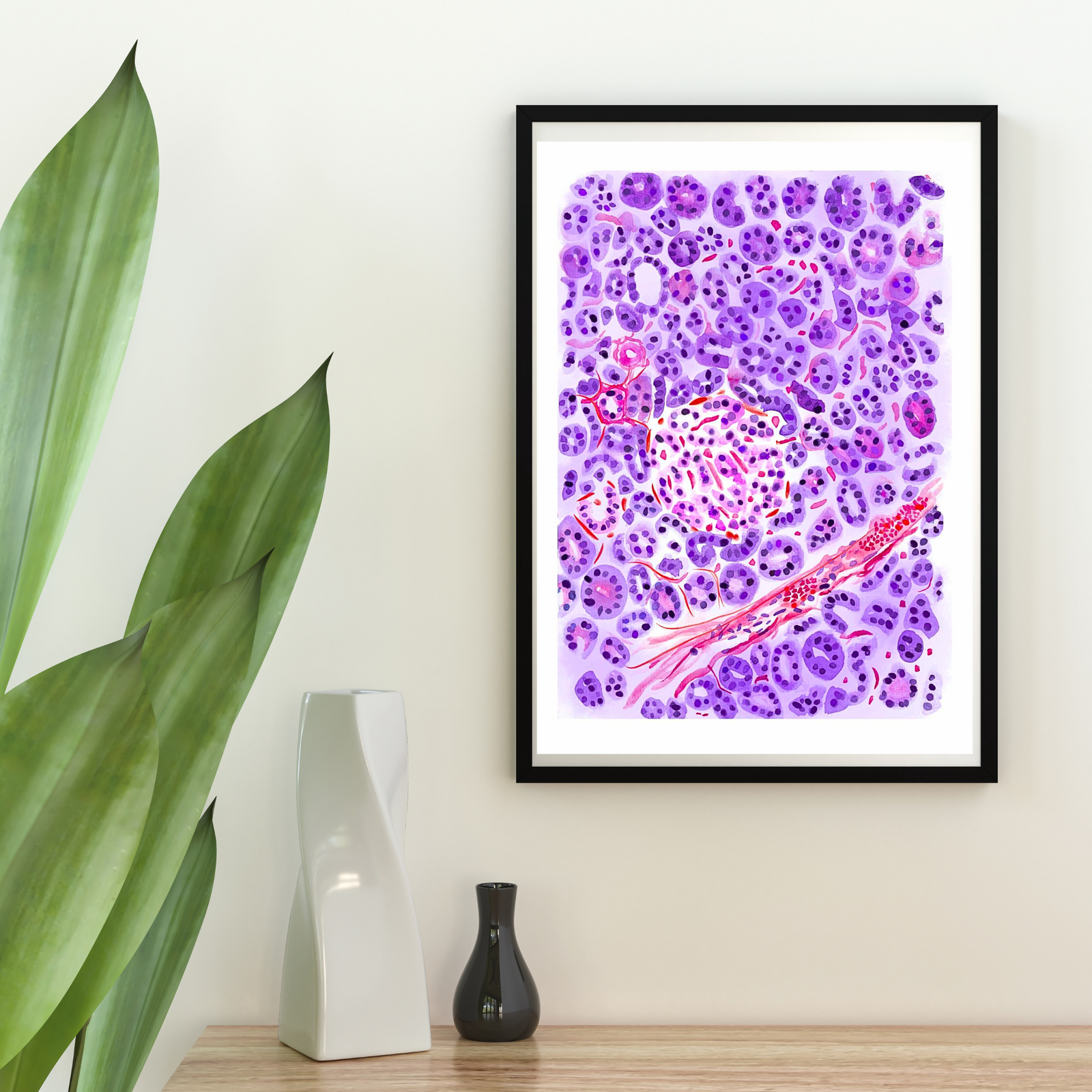 pancreas histology painting
