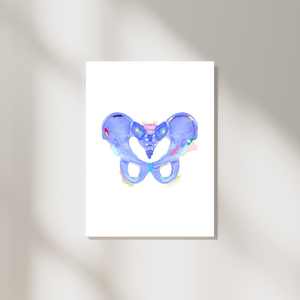 Pelvis Anatomy Art Print, Physical Therapy Art, Orthopedic Surgery Art