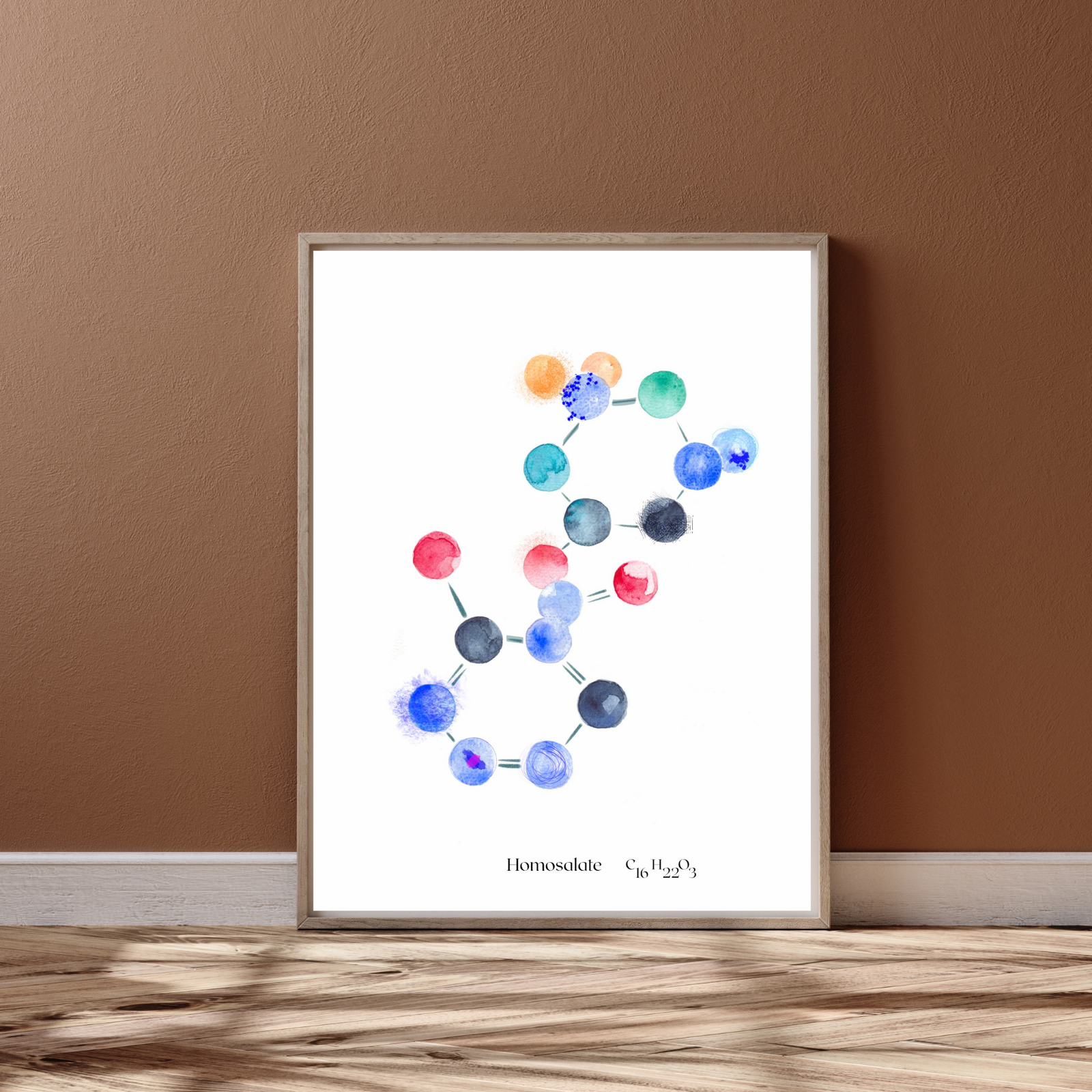 Homosalate Sunscreen Molecule Art (Copy)