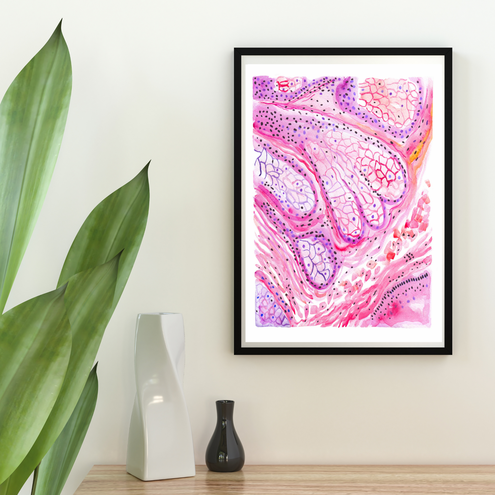 Sebaceous Gland Histology Art Print