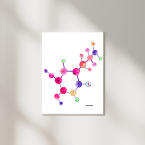 Dopamine Art Print, Neurotransmitter Art Print