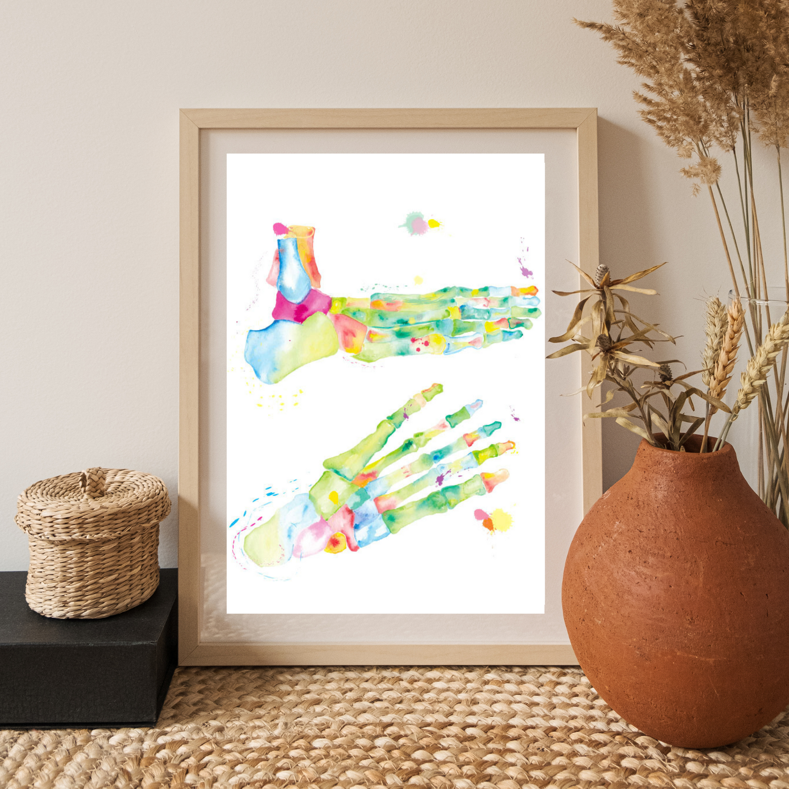 Foot Anatomy Art Print