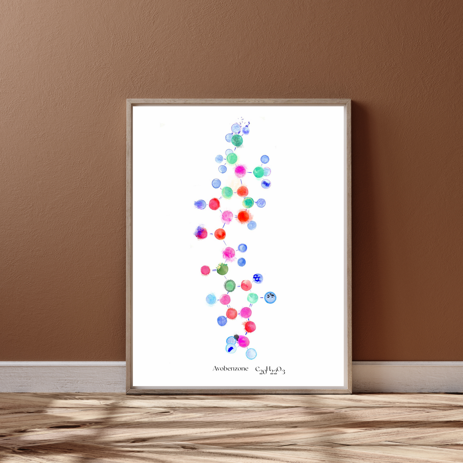 Avobenzone Sunscreen Molecule Art