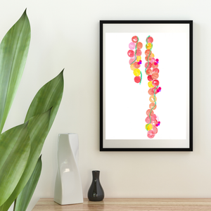 Filament Protein Watercolor Art