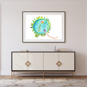 Ovum and Sperm Fertility Artwork