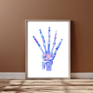 Hand Anatomy Art Print