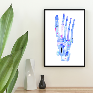 Foot Anatomy Art