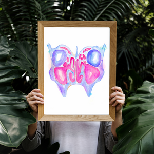 Sinus Anatomy Art Print