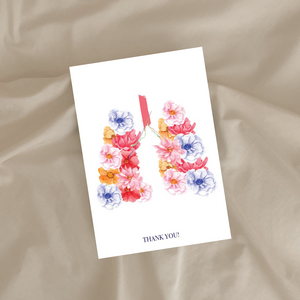 Lung Pulmonology Thank You Card