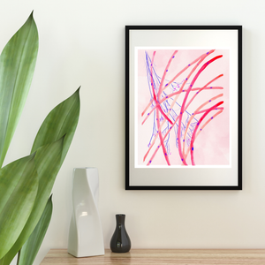 Neuromuscular Junction Watercolor Art Print