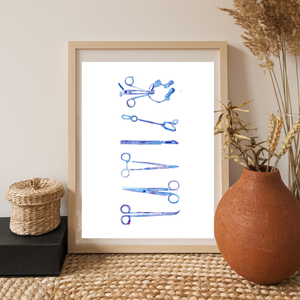 Surgery Instruments Art, Spine Surgery Instruments