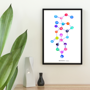 Prednison Molecule Art Print