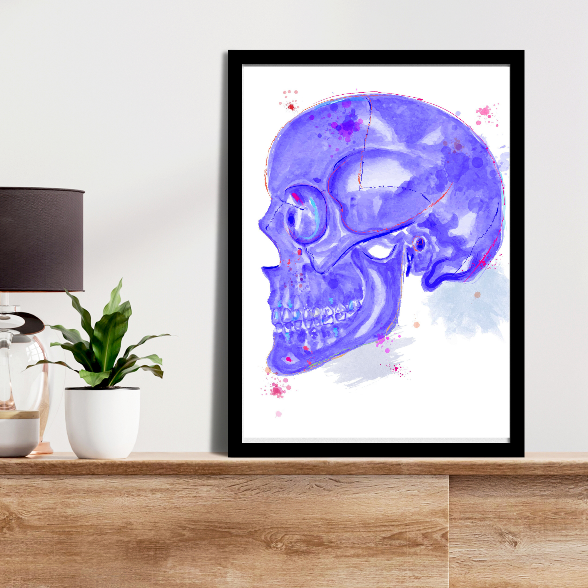 cranium cranial anatomy art print