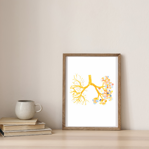Alveoli Abstract Anatomy Art