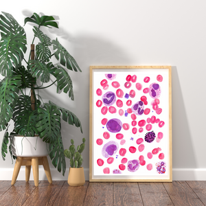 Blood Smear Art