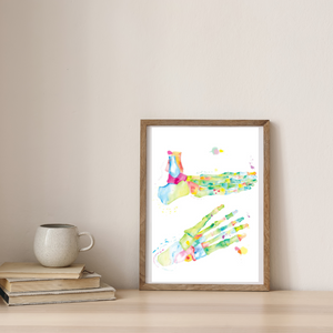 Foot Anatomy Art Print