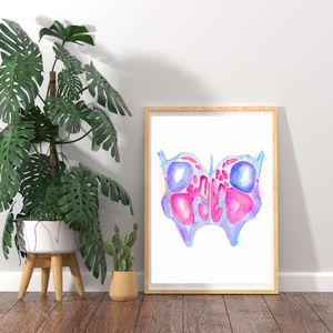 Sinus Anatomy Art Print