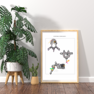 Thoracic Vertebra Anatomy Art