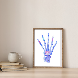 Hand Anatomy Art Print