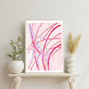 Neuromuscular Junction Watercolor Art Print